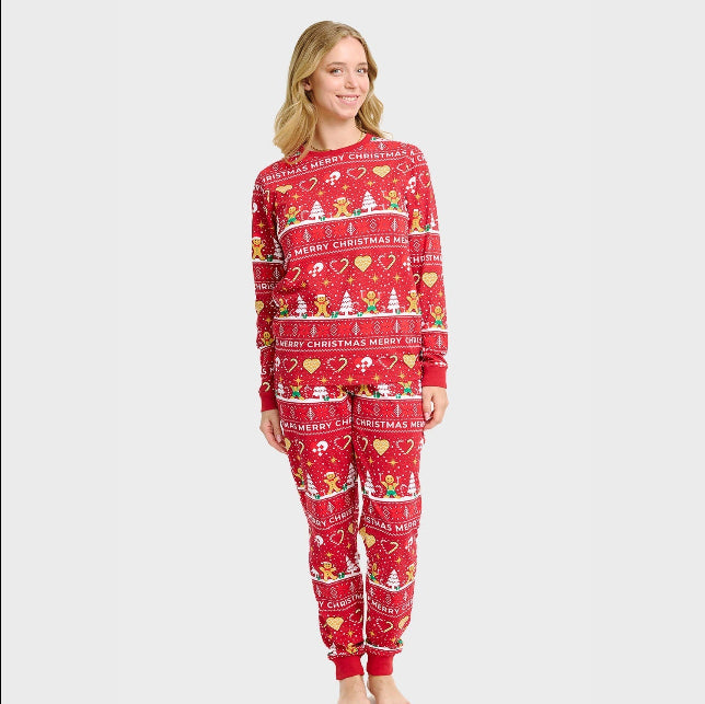 Unisex Christmas Digital Print Crew Neck Long Sleeve Hoodie