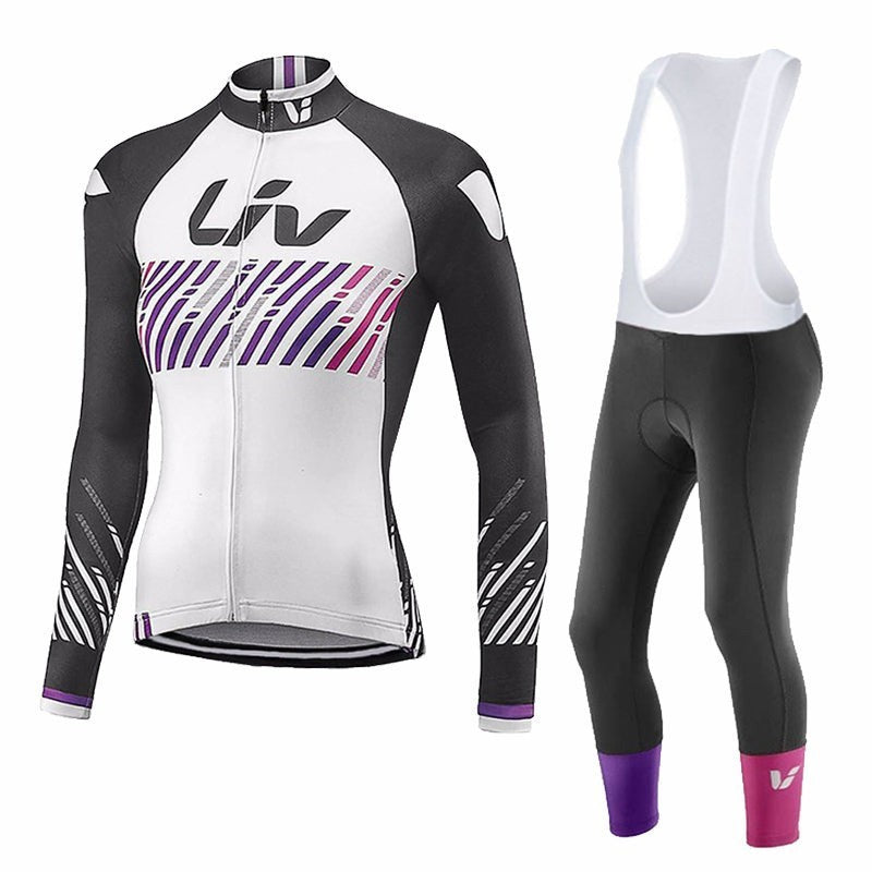 Autumn Long Sleeve Thin Mountain Bike Cycling Clothes Suit