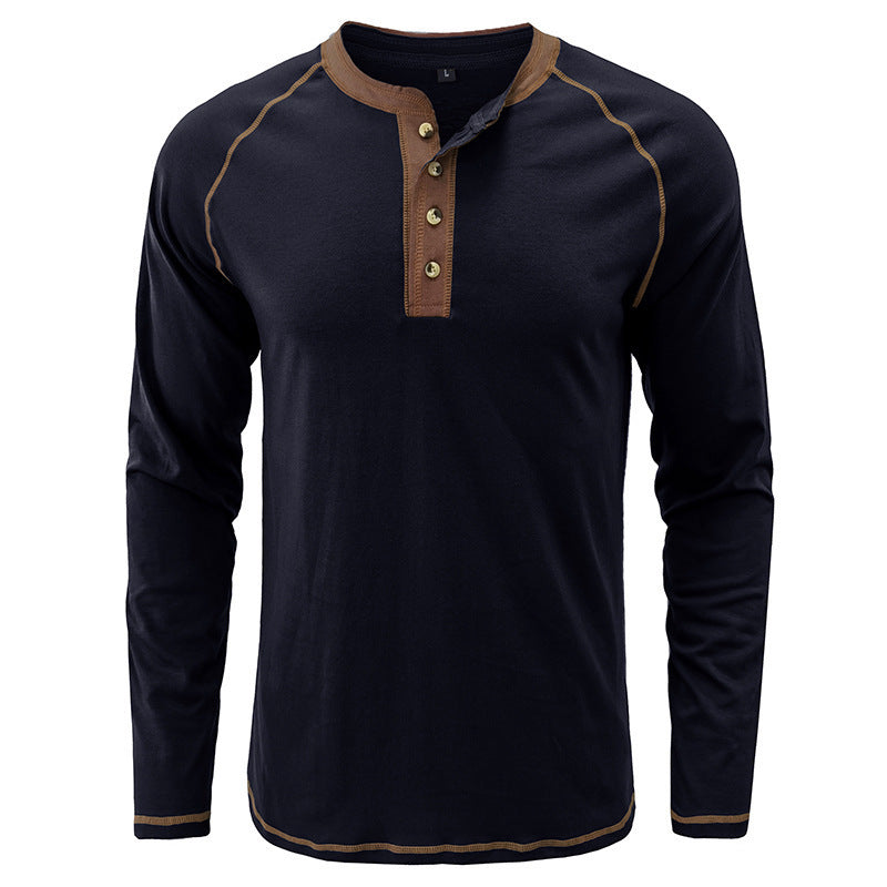 European And American Men's Long-sleeved T-shirt Amazon Foreign Trade Outdoor Bottoming Shirt Speed