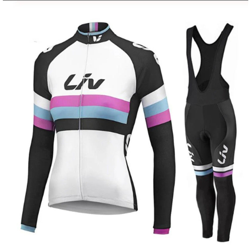 Autumn Long Sleeve Thin Mountain Bike Cycling Clothes Suit