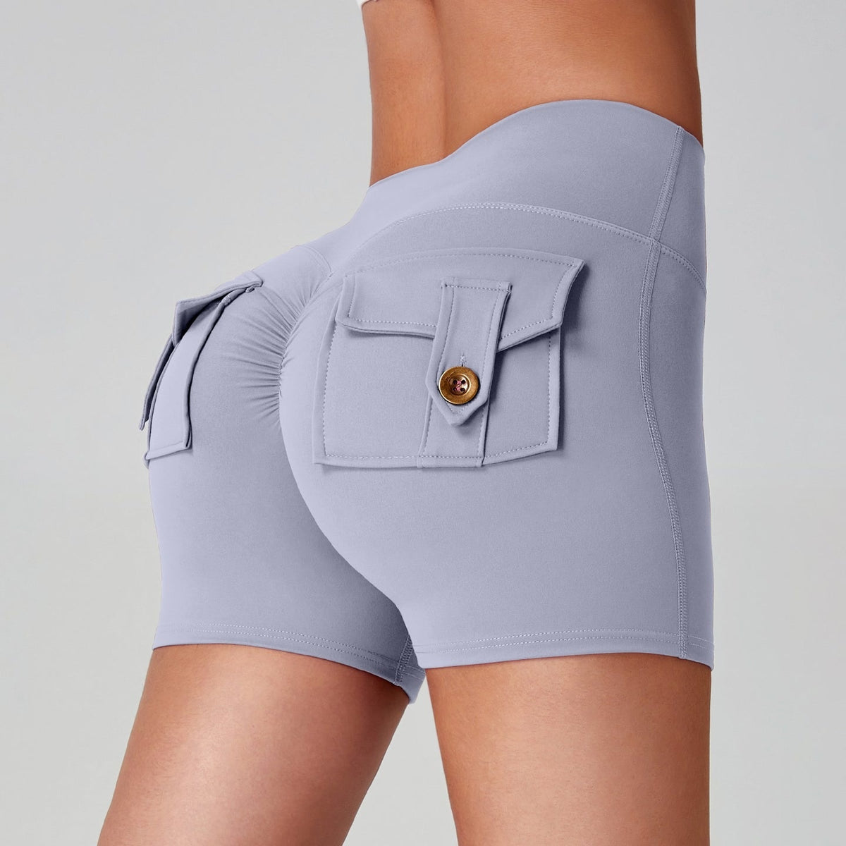 Sports Fitness Workwear Pocket Training Peach Quick-dry Butt-lifting Yoga Pants